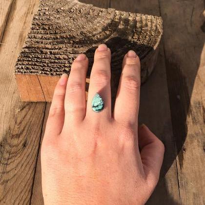 C And T Variscite Custom Ring, Turquoise Ring,..
