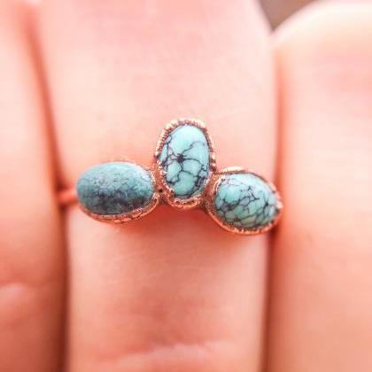 Hubei Turquoise Layering Ring, Turq..