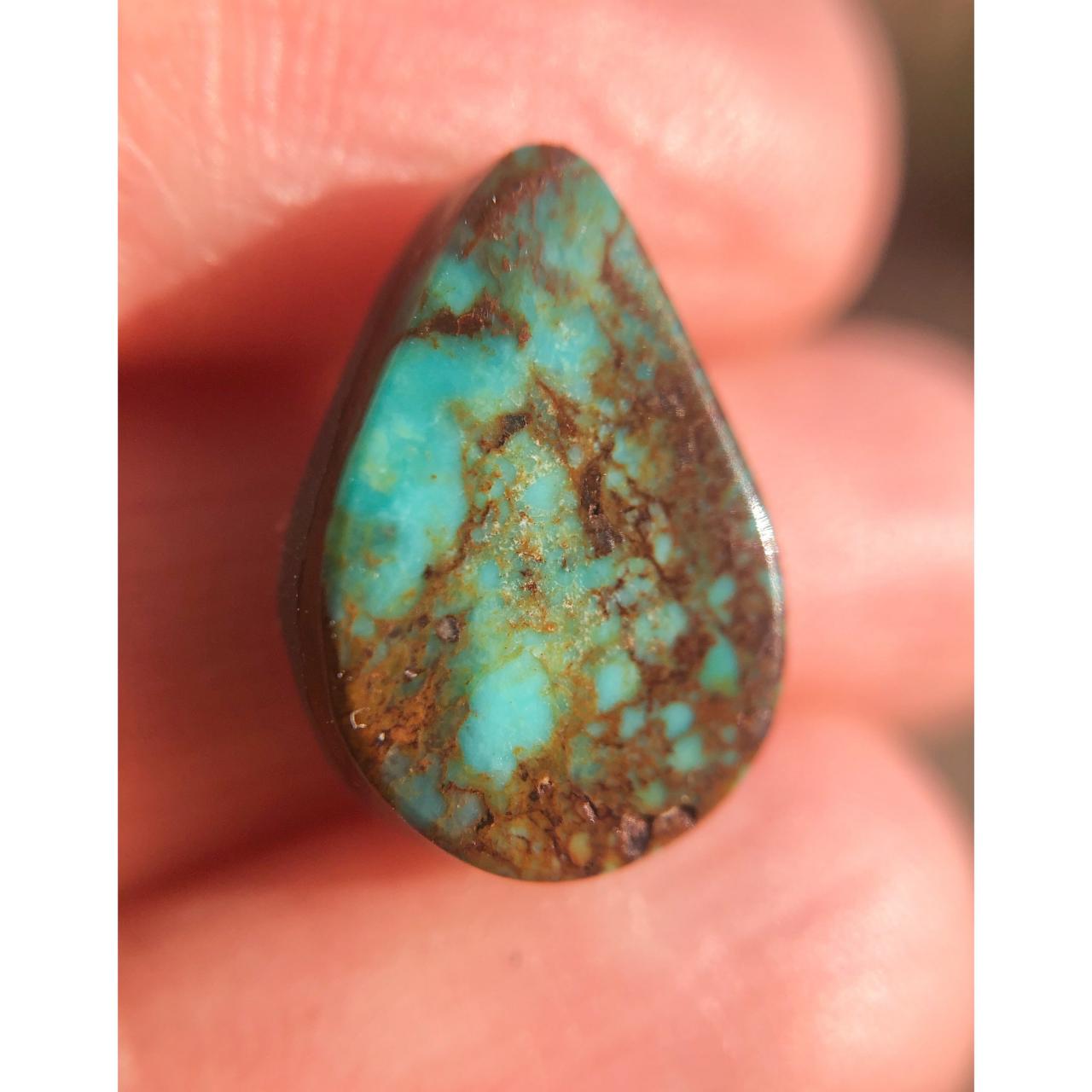 Pear Cut Turquoise Stone Available For Custom Ring, Turquoise Ring, Silver, Gold, Rose Gold, Palladium, Or Copper Rings