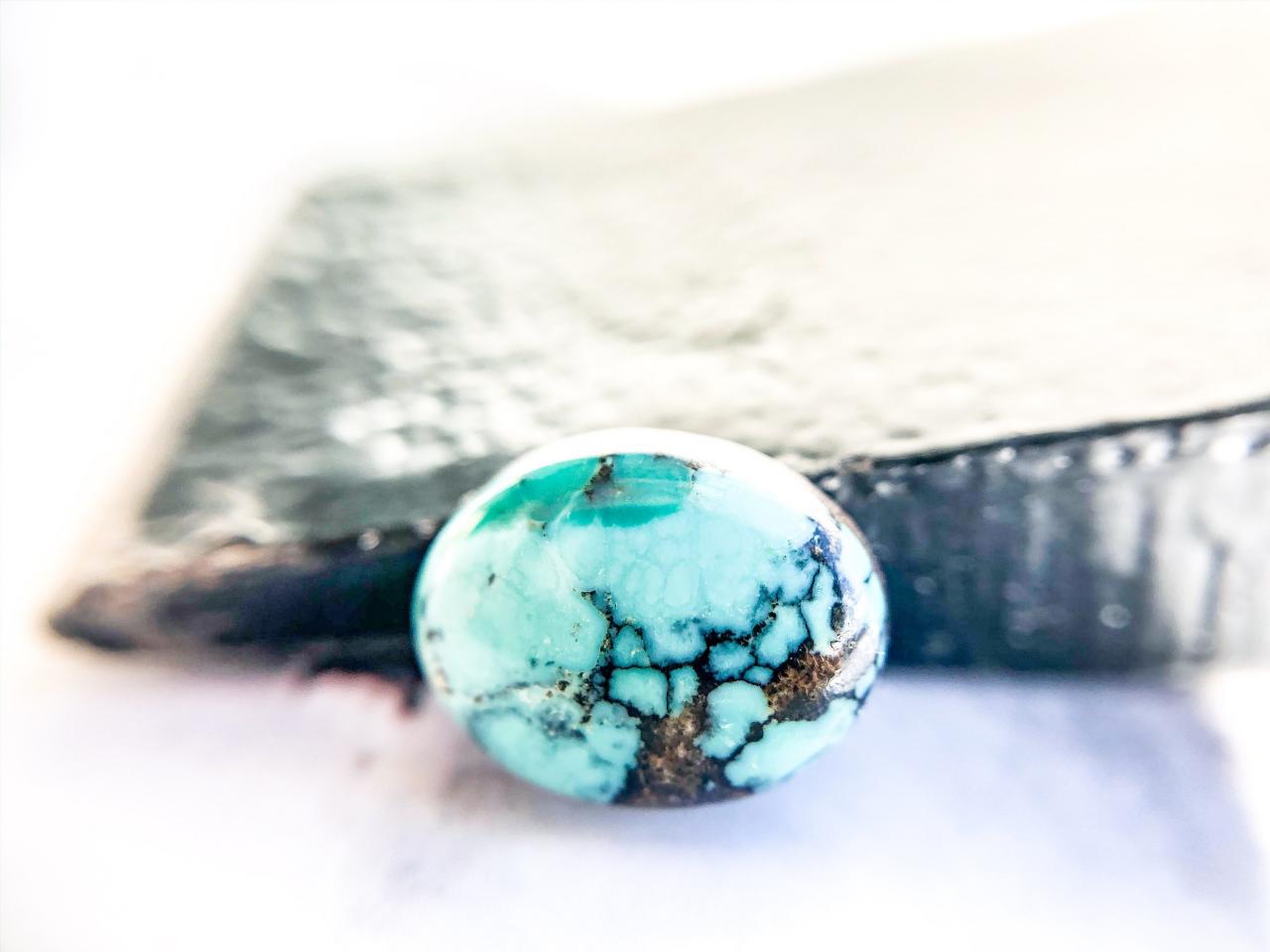 Hubei Turquoise Stone Available For Custom Ring, Turquoise Ring, Silver, Gold, Rose Gold, Or Copper Rings