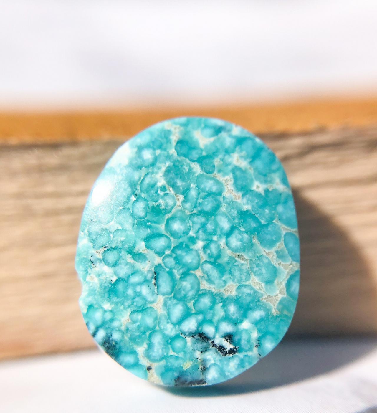 Whitewater Turquoise Stone Available For Custom Ring, Turquoise Ring, Silver, Gold, Rose Gold, Or Copper Rings