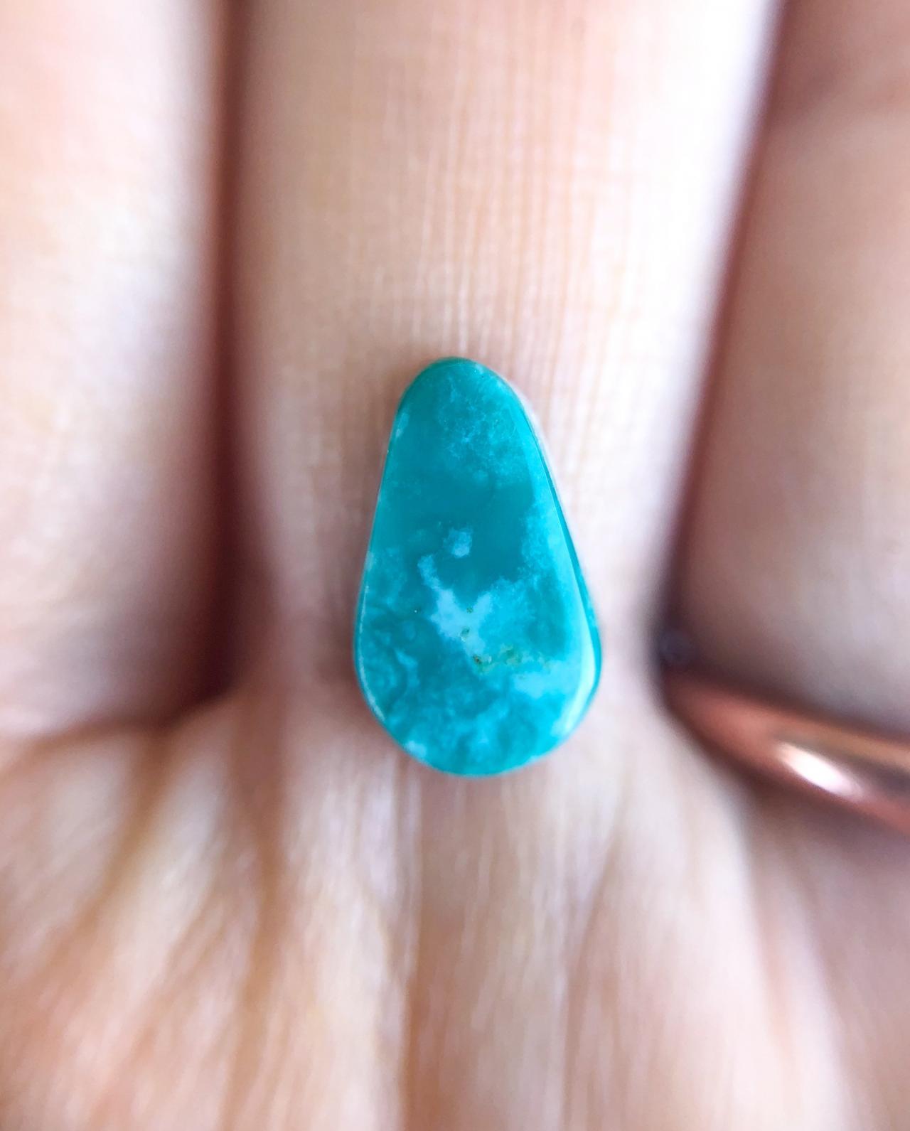Kingman Turquoise Stone Available For Custom Ring, Turquoise Ring, Silver, Gold, Rose Gold, Or Copper Rings