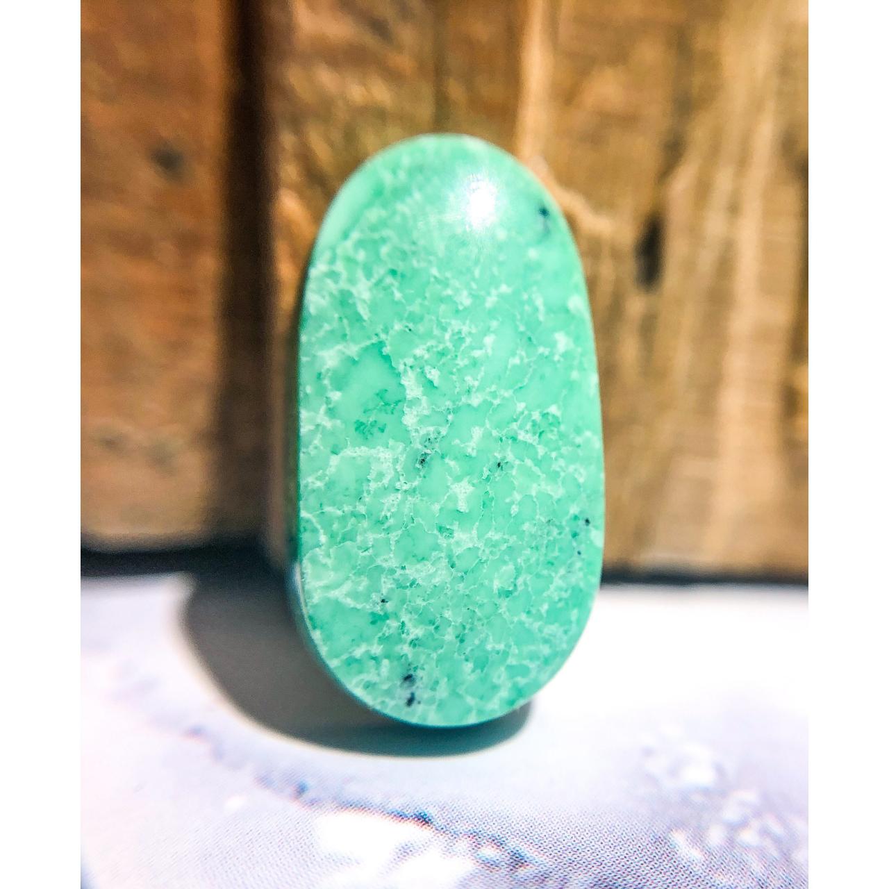 Lander Variscite Stone Available For Custom Ring, Turquoise Ring, Silver, Gold, Rose Gold, Or Copper Rings