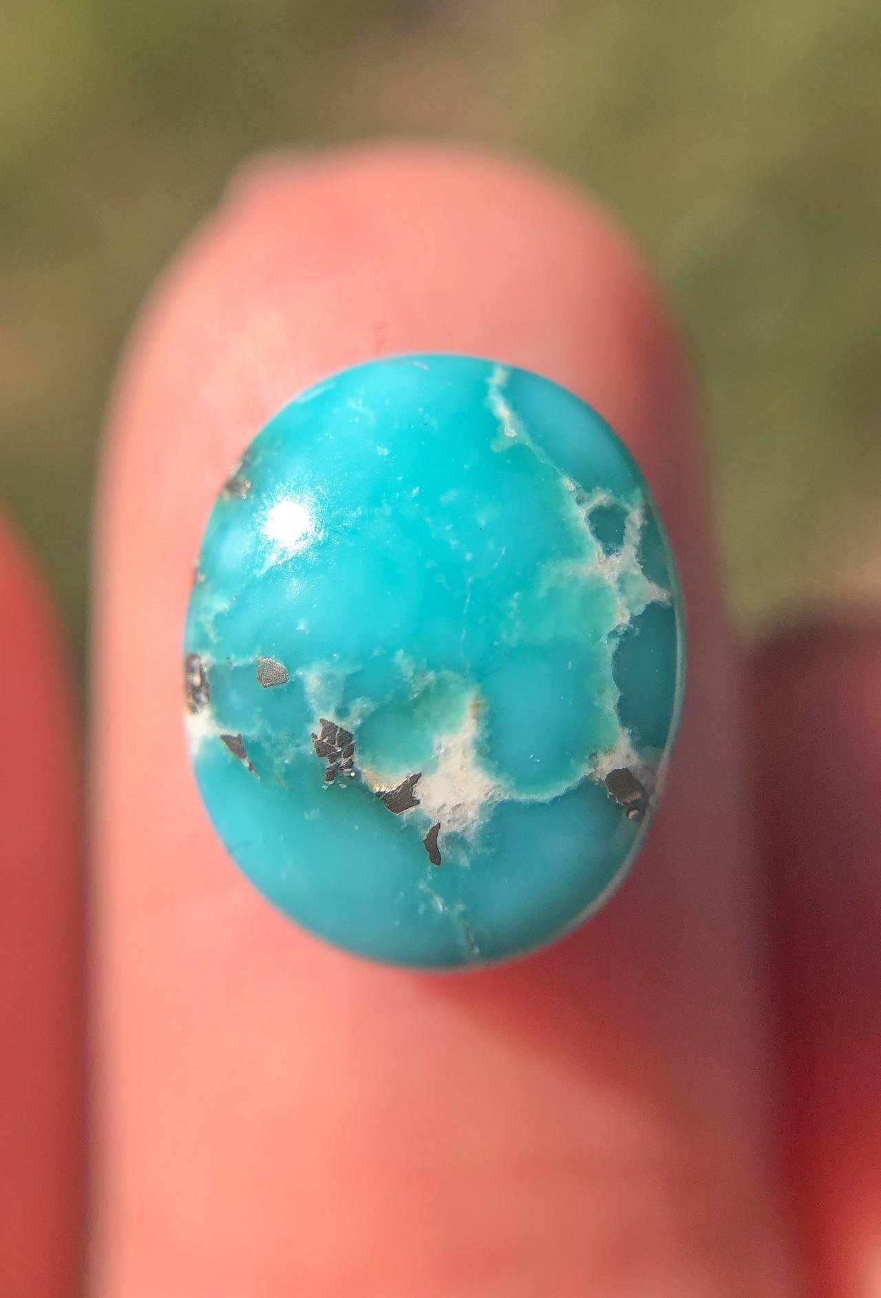 Whitewater Turquoise Stone Available For Custom Ring, Turquoise Ring, Silver, Gold, Rose Gold Rings