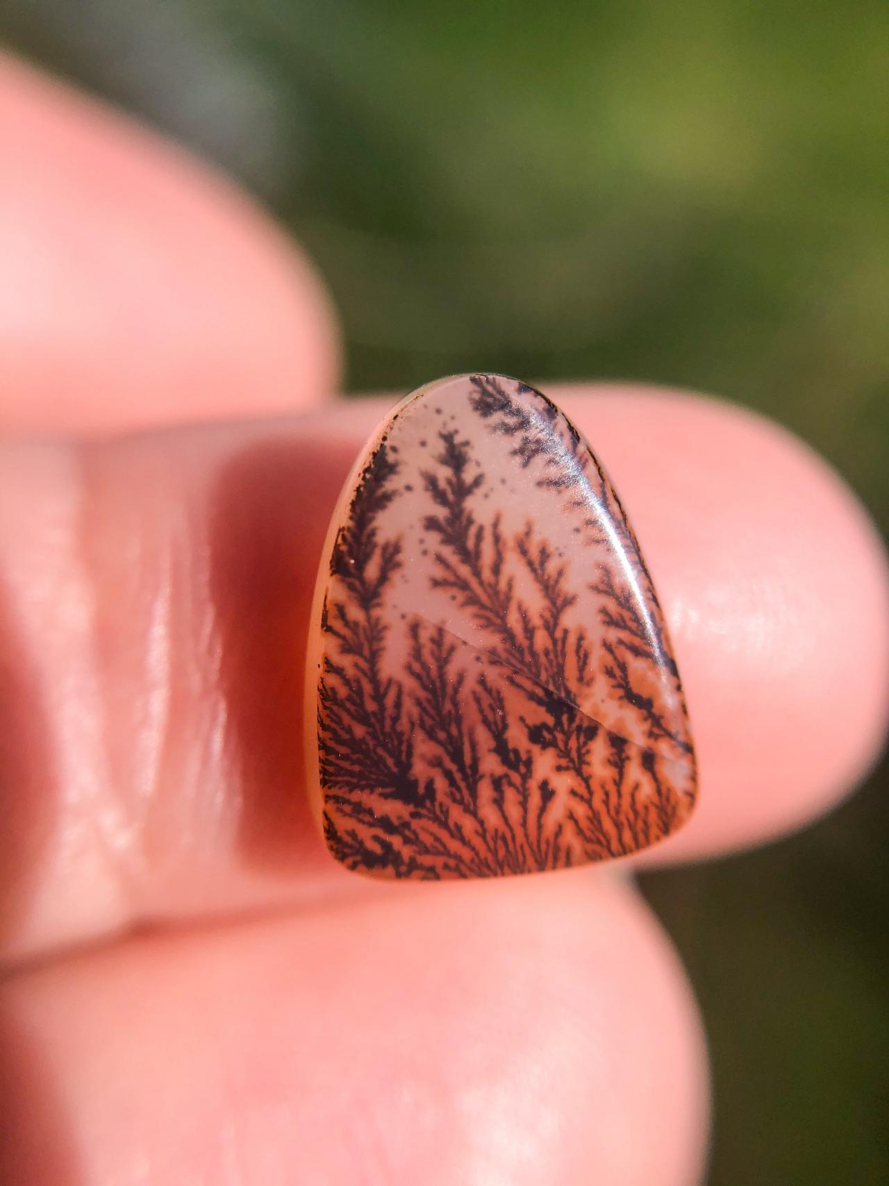 Dendritic Agate Ring, Scenic Agate Stone Available, Silver, Gold, Rose Gold Ring