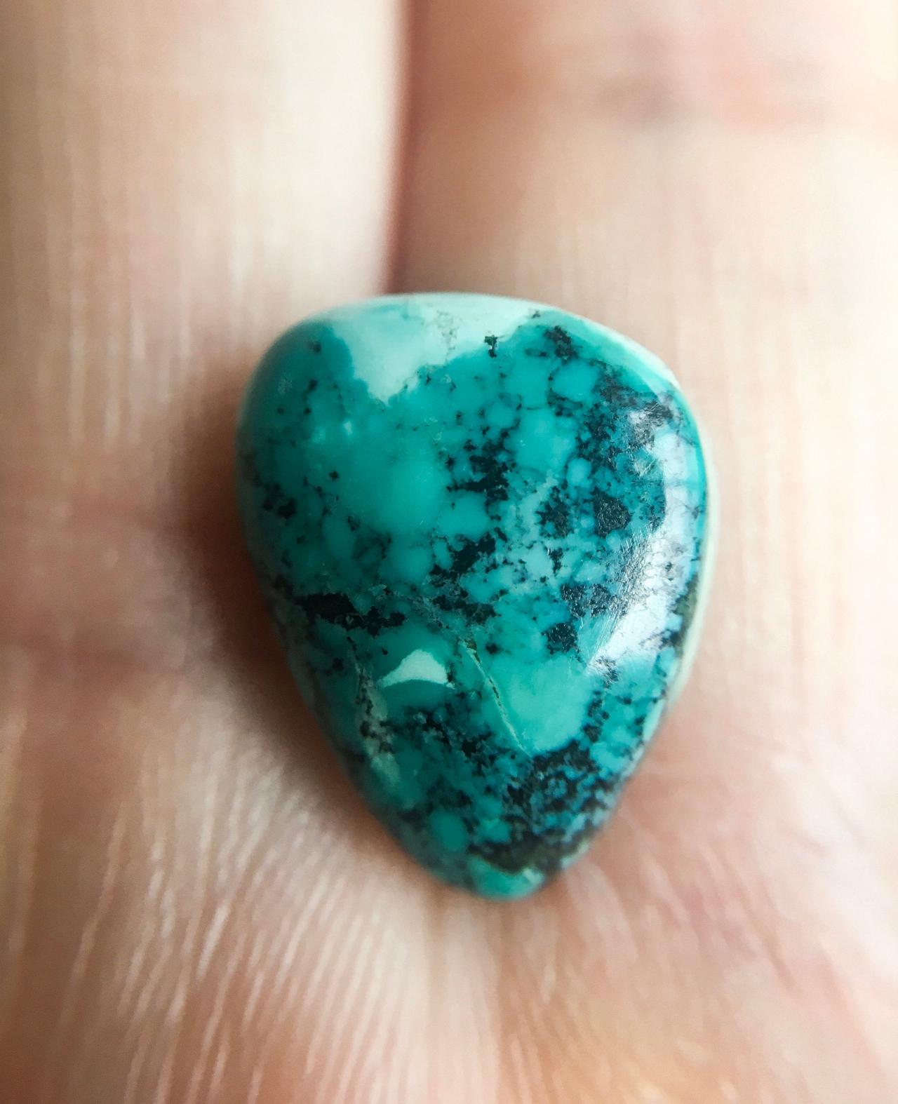 Hubei Turquoise Stone Available For Custom Ring, Turquoise Ring, Silver, Gold, Rose Gold Rings