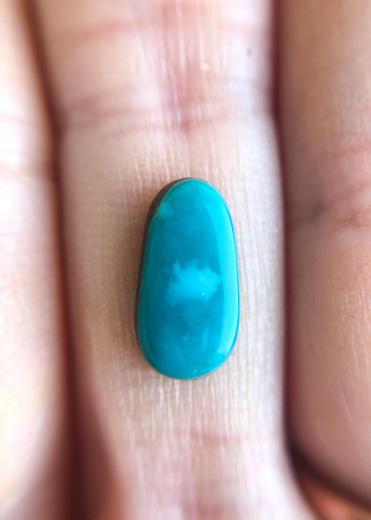 Kingman Turquoise Stone Available For Custom Ring, Turquoise Ring, Silver, Gold, Rose Gold Rings