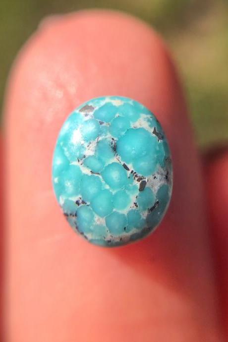 Whitewater Turquoise Stone Available for Custom Ring, Turquoise Ring, Silver, Gold, Rose Gold, Palladium, or Copper Rings