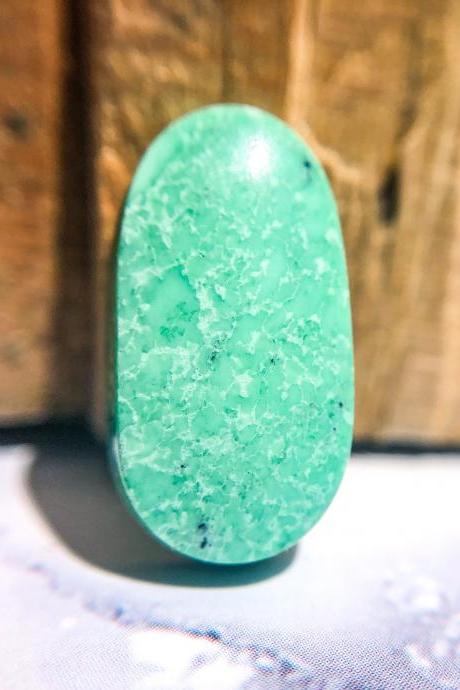 Lander Variscite Stone Available For Custom Ring, Turquoise Ring, Silver, Gold, Rose Gold, Or Copper Rings