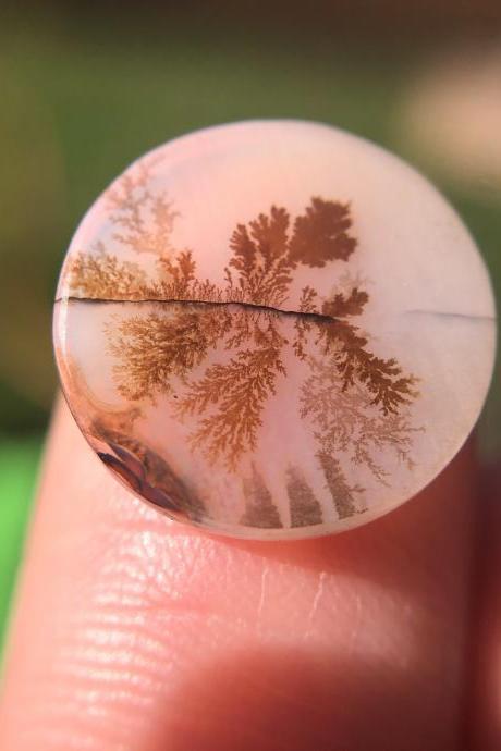 Dendritic Agate Custom Ring, Scenic Quartz Stone Available, Silver, Gold, Rose Gold Ring