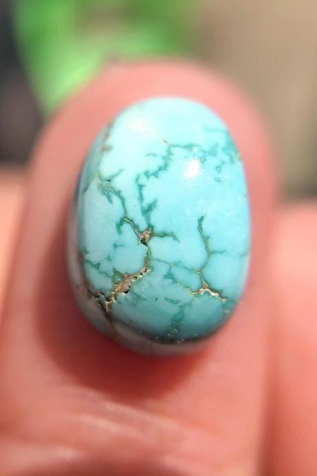 Carico Lake Turquoise Stone Available for Custom Ring, Turquoise Ring, Silver, Gold, Rose Gold Rings