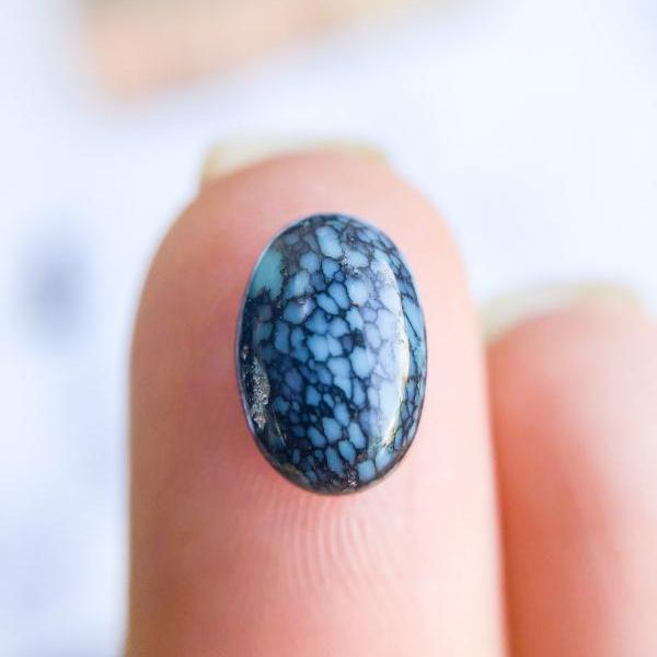 Petite Spiderweb Turquoise Stone Available for Custom Ring, Turquoise Ring, Silver, Gold, Rose Gold Rings